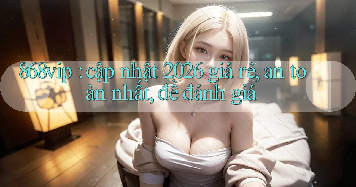 868vip cập nhật 2026 giá rẻ, an toàn nhất, để đánh giá