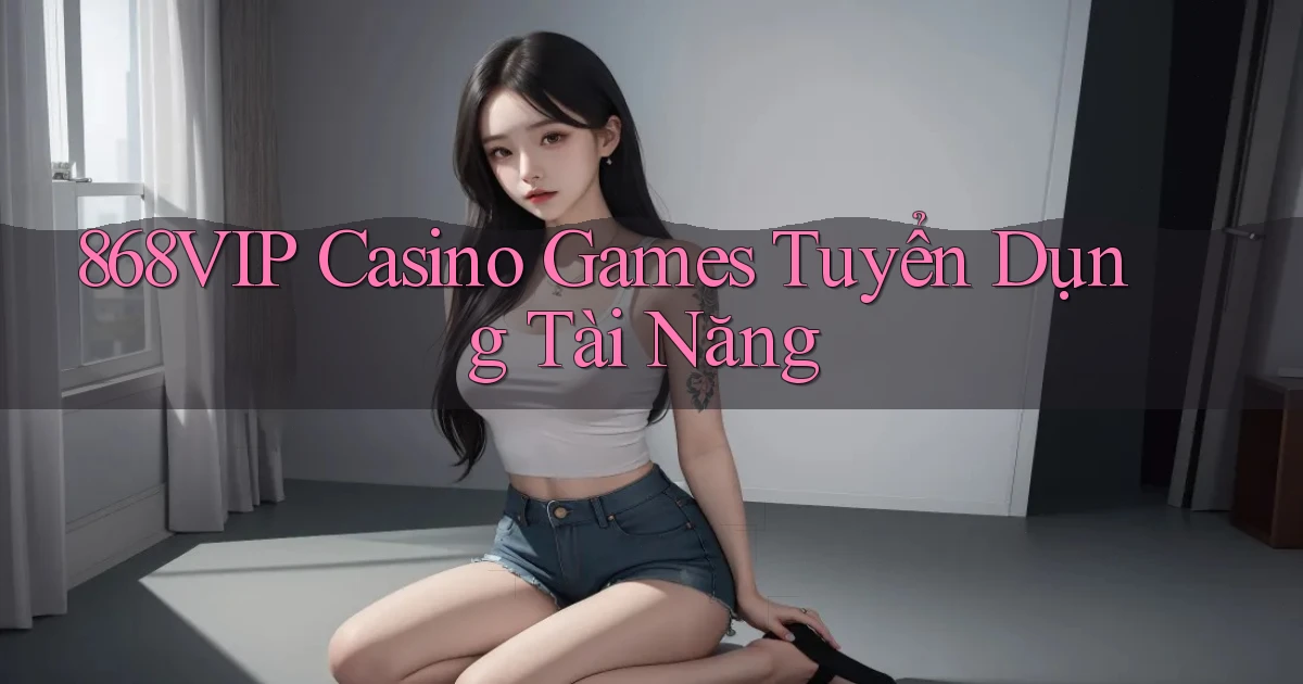 868vip  casino games tuyển dụng tài năng