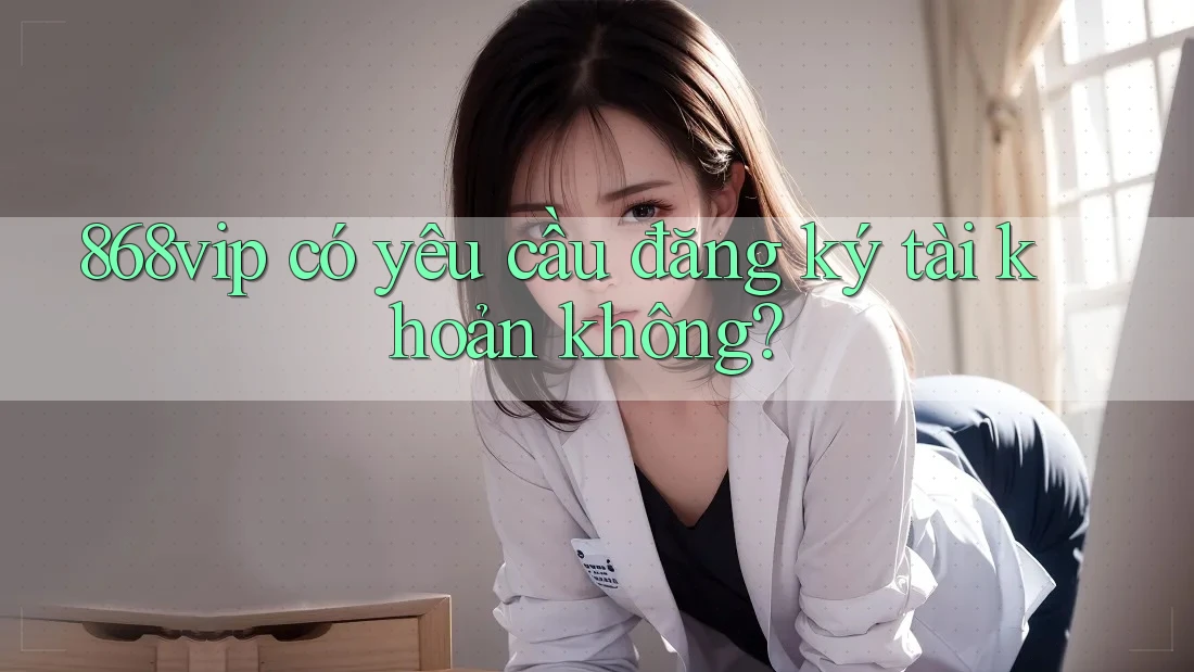 868vip có yêu cầu đăng ký tài khoản không?