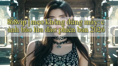 868vip mẹo không đứng máy cảnh báo lừa đảo phiên bản 2026