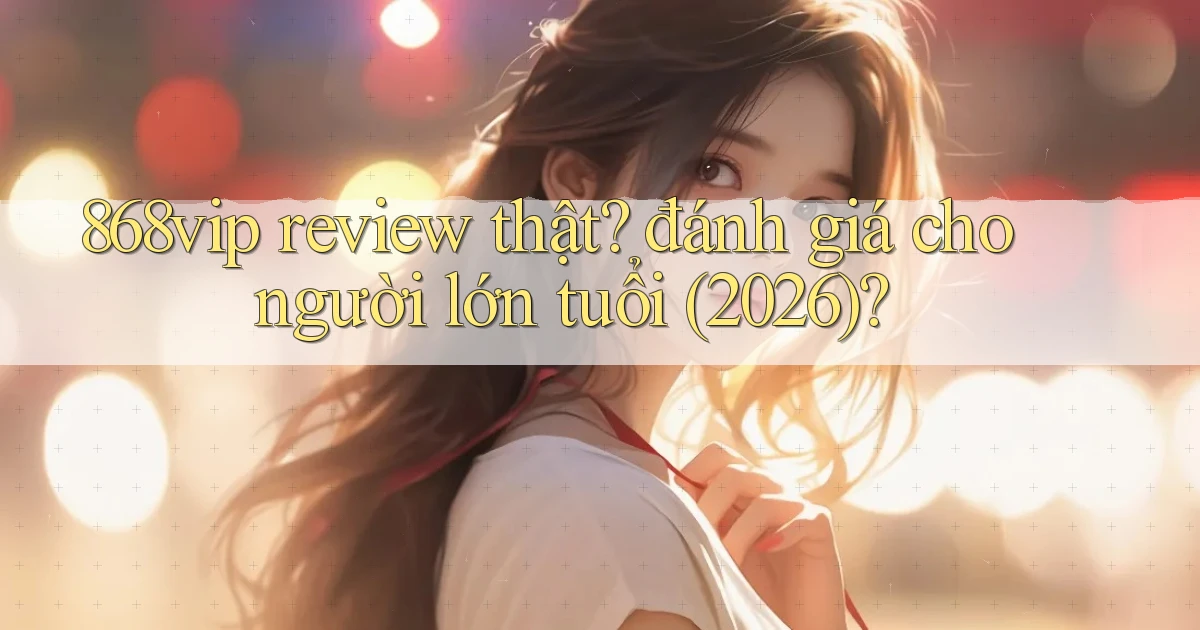 868vip review thật đánh giá cho người lớn tuổi (2026)