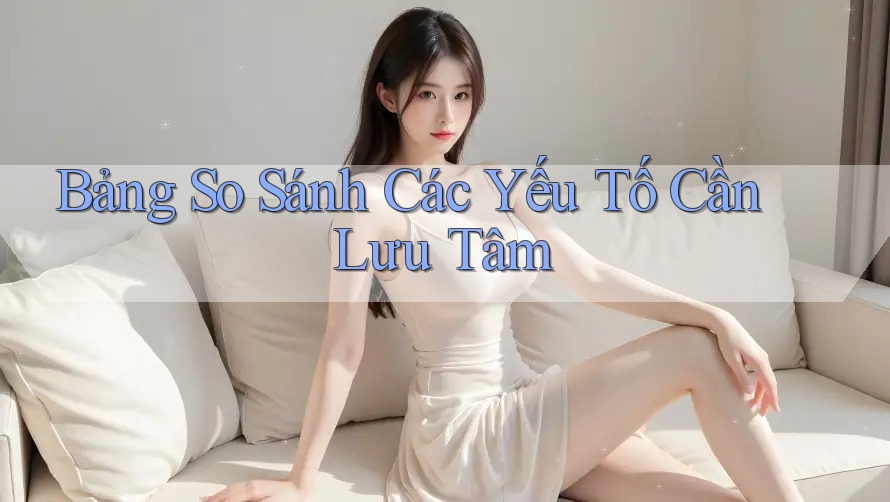 Bảng So Sánh Các Yếu Tố Cần Lưu Tâm