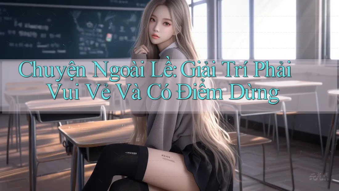 Chuyện Ngoài Lề: Giải Trí Phải Vui Vẻ Và Có Điểm Dừng