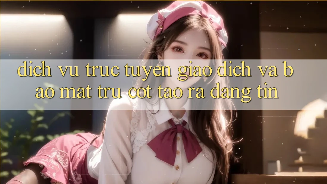Dịch vụ trực tuyến Giao Dịch Và Bảo Mật: Trụ Cột Tạo ra Đáng tin