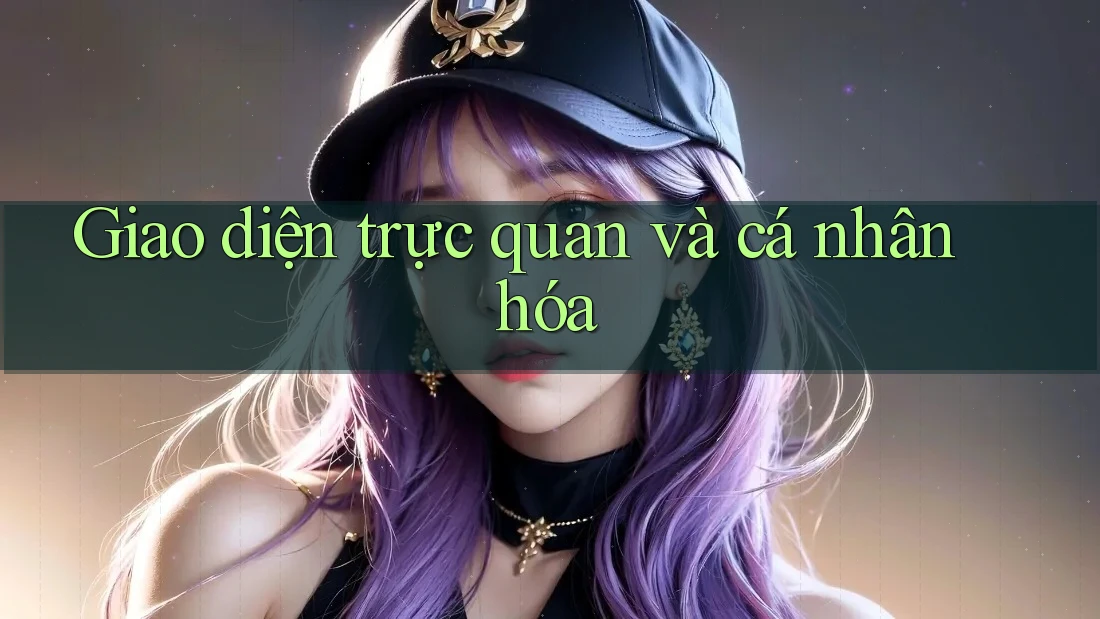 Giao diện trực quan và cá nhân hóa