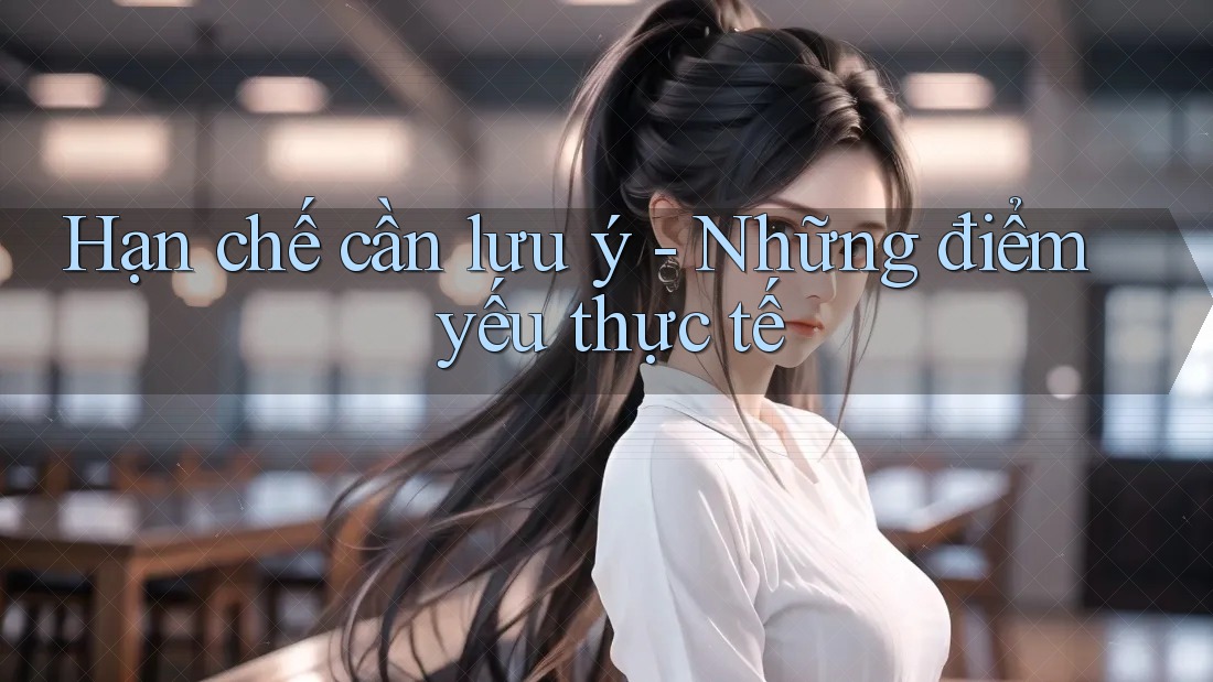 Hạn chế cần lưu ý: Những điểm yếu thực tế