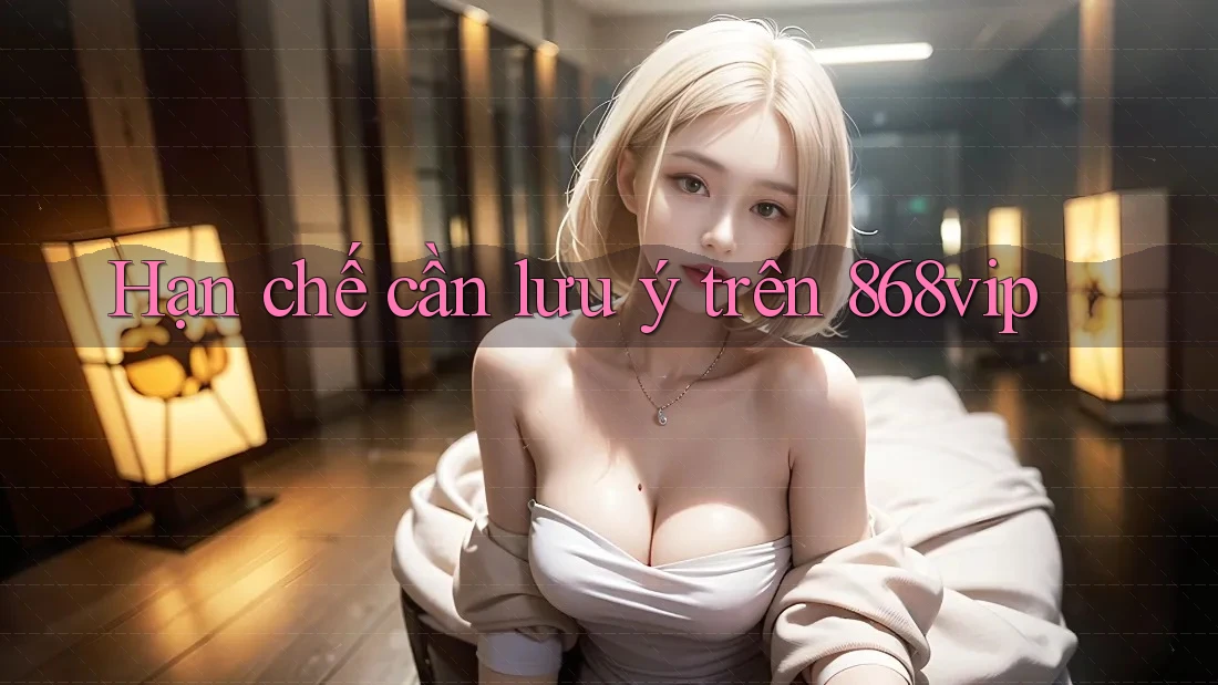 Hạn chế cần lưu ý trên 868vip