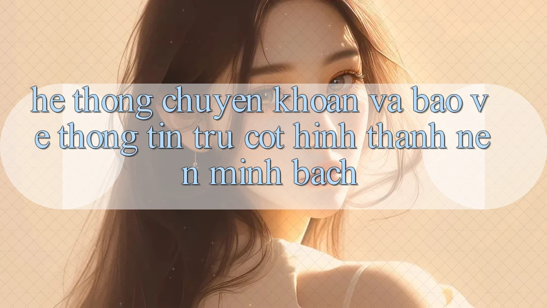 Hệ Thống Chuyển khoản Và Bảo vệ thông tin: Trụ Cột Hình thành Nên Minh bạch
