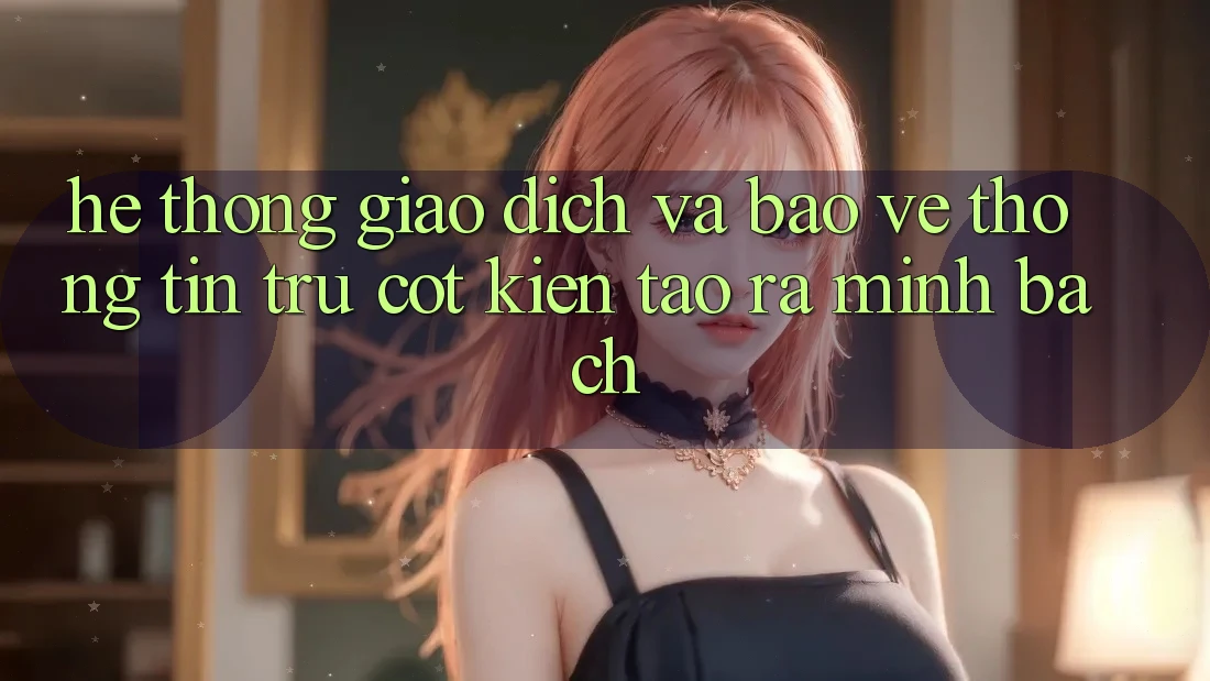 Hệ Thống Giao Dịch Và Bảo vệ thông tin: Trụ Cột Kiến tạo ra Minh bạch