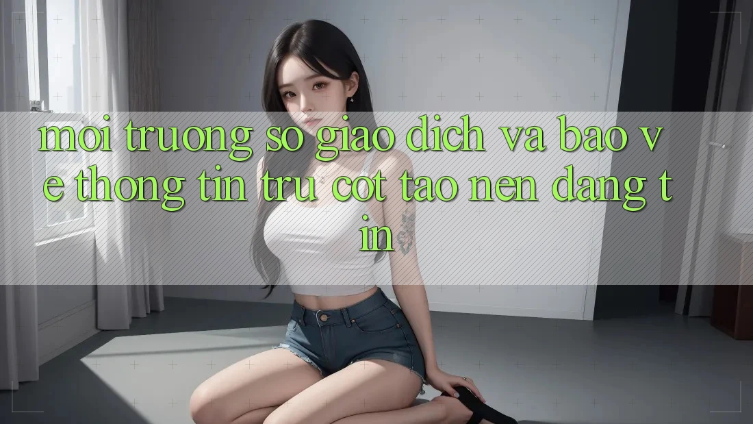 Môi trường số Giao Dịch Và Bảo vệ thông tin: Trụ Cột Tạo nên Đáng tin