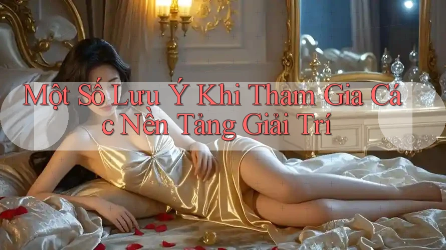 Một Số Lưu Ý Khi Tham Gia Các Nền Tảng Giải Trí