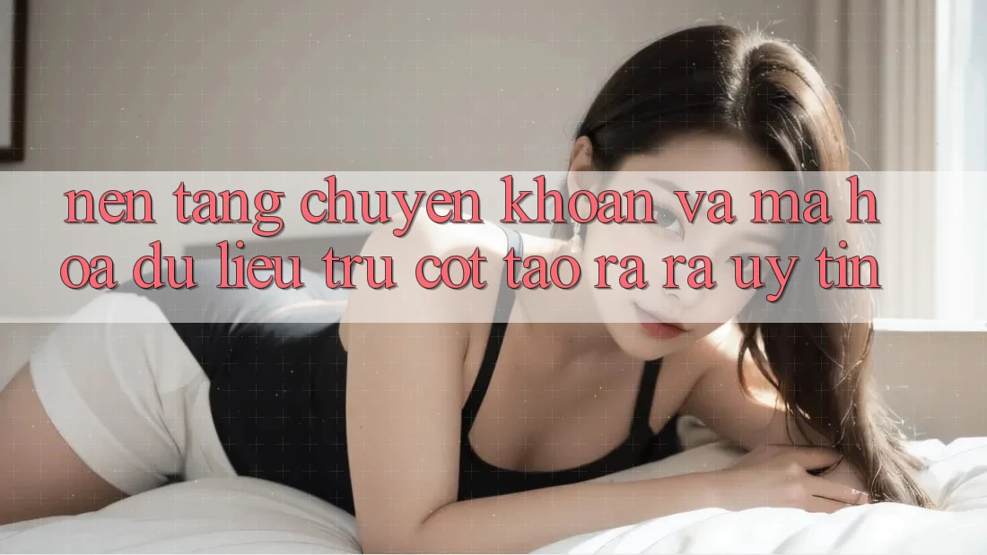 Nền tảng Chuyển khoản Và Mã hóa dữ liệu: Trụ Cột Tạo ra ra Uy Tín