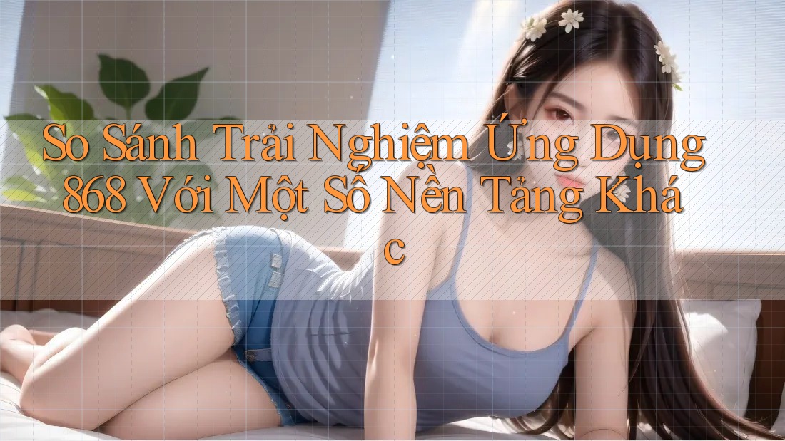 So Sánh Trải Nghiệm Ứng Dụng 868 Với Một Số Nền Tảng Khác