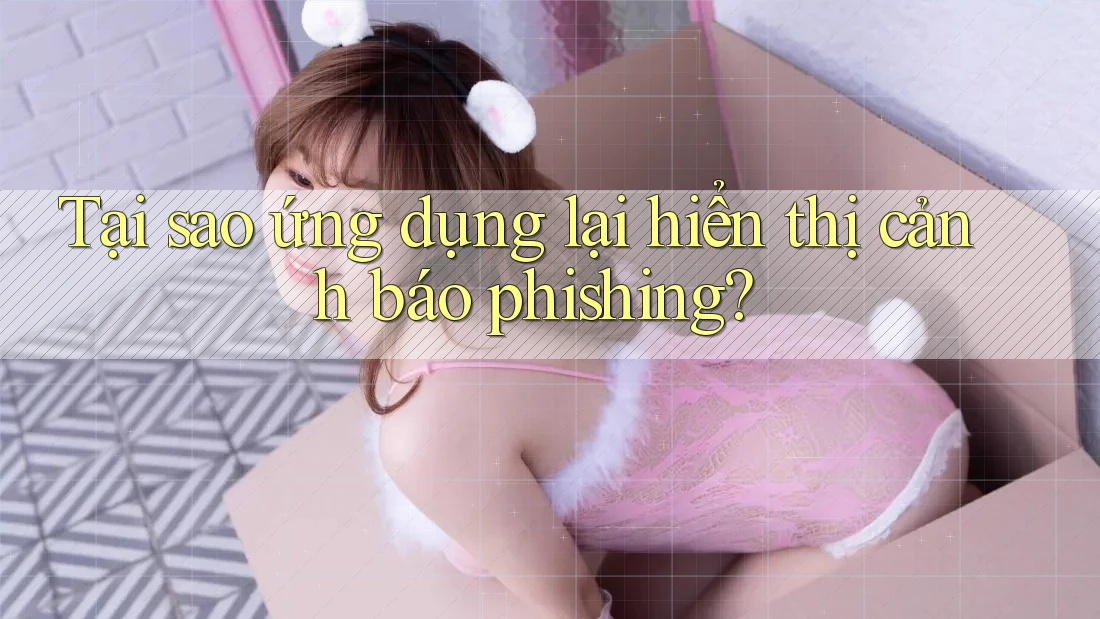 Tại sao ứng dụng lại hiển thị cảnh báo phishing?