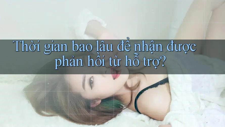 Thời gian bao lâu để nhận được phản hồi từ hỗ trợ?