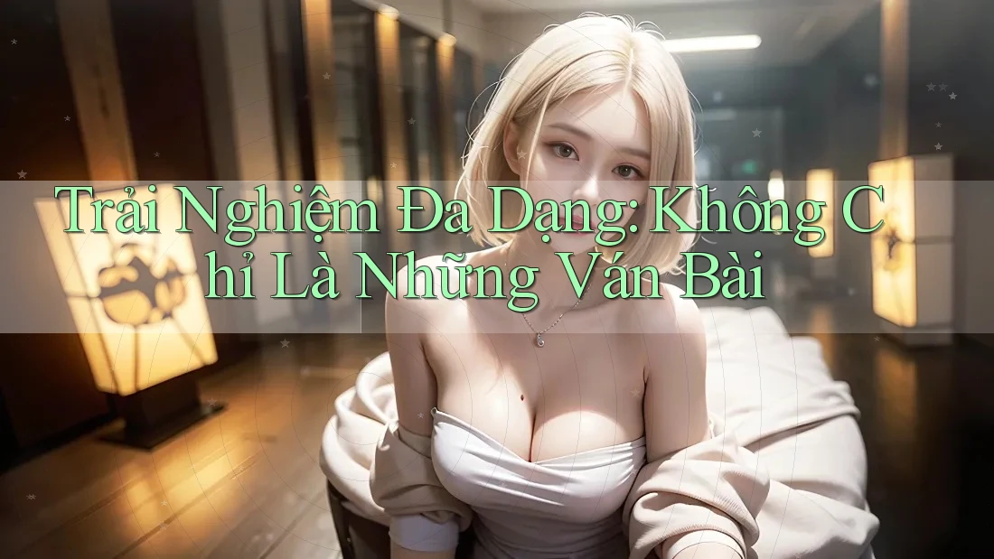 Trải nghiệm đa dạng: Không chỉ là những ván bài