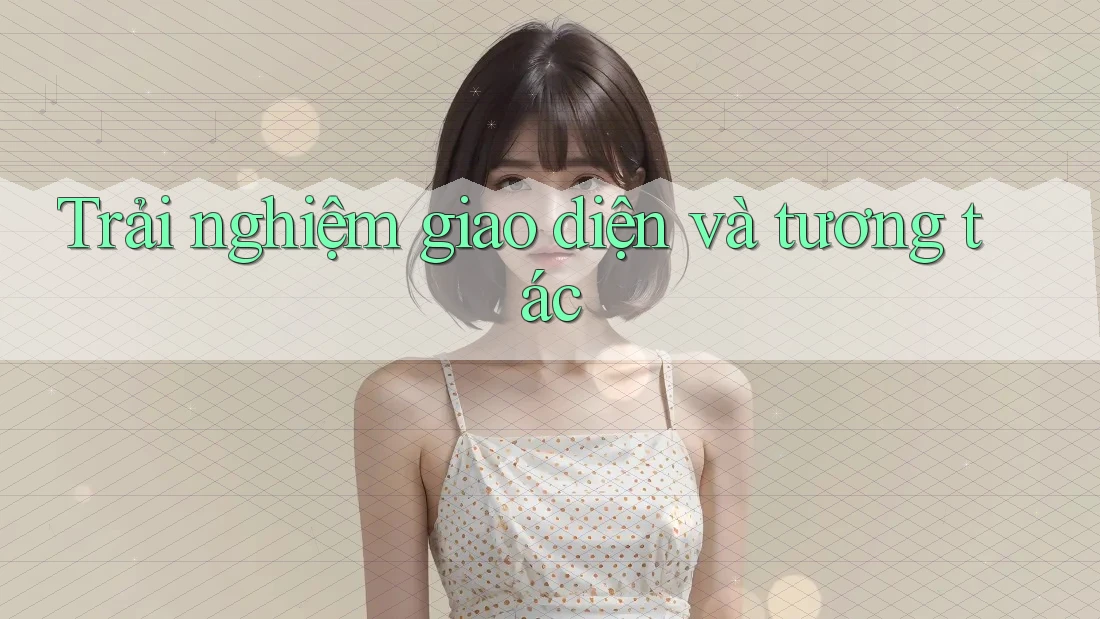 Trải nghiệm giao diện và tương tác